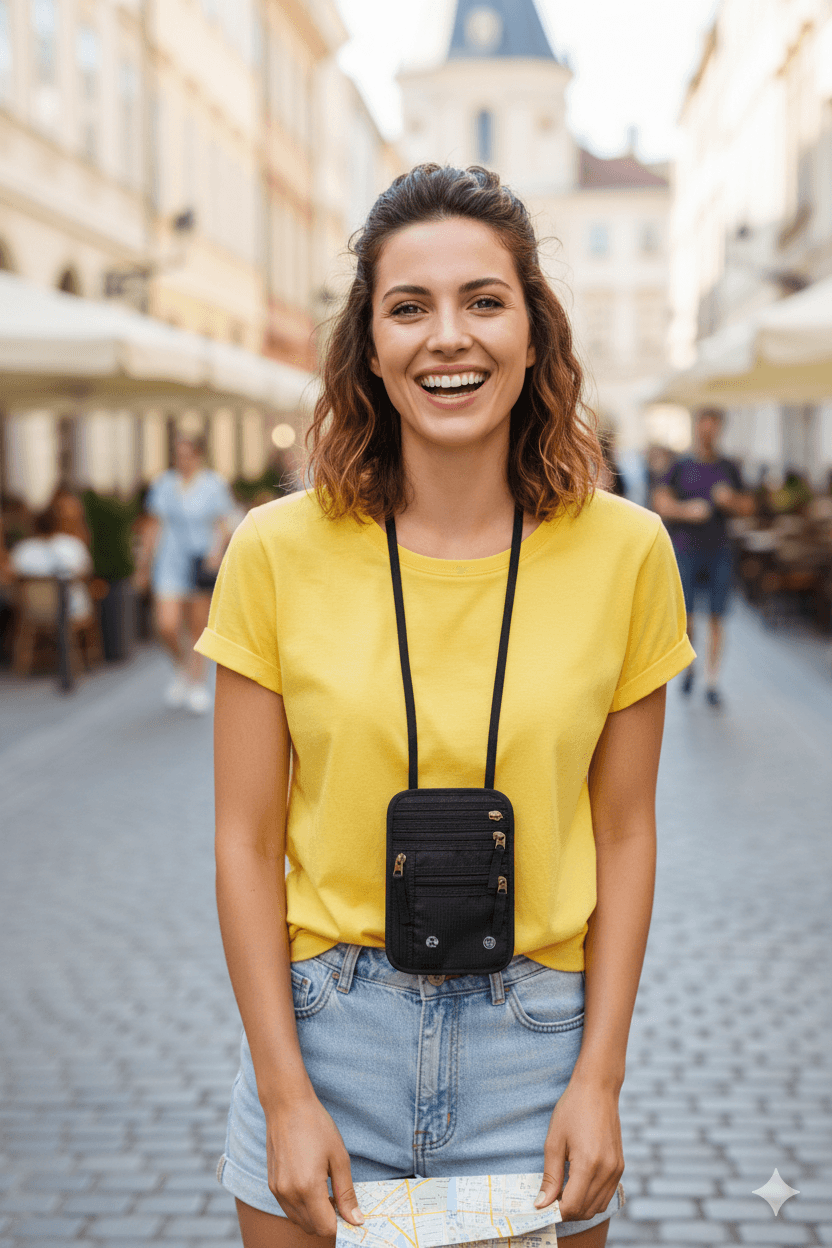 LAG Neck Wallet with RFID Blocking 4