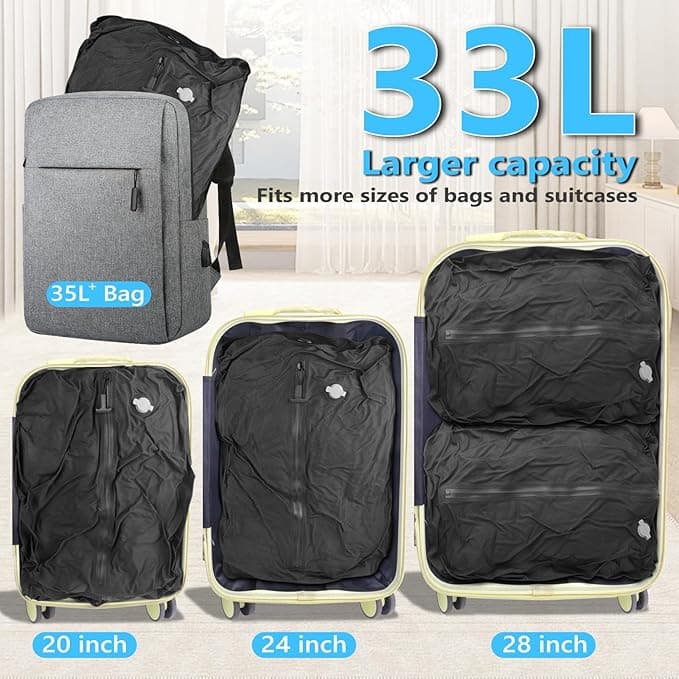 LAG Vacuum Bags for Travel Luggage with Wireless Pump 6