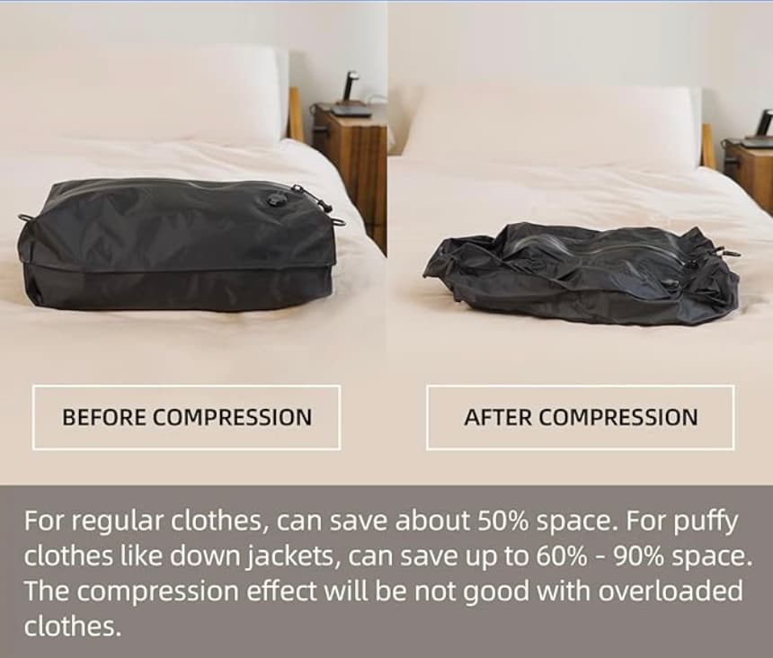 LAG Vacuum Bags for Travel Luggage with Wireless Pump 9